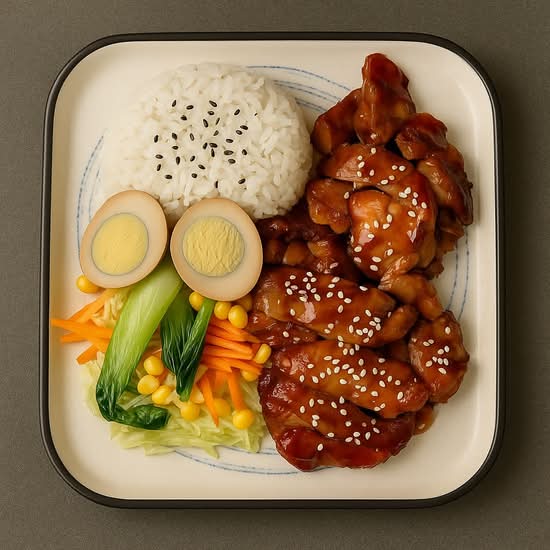 BBQ Pork Rice Bowl (叉烧饭)